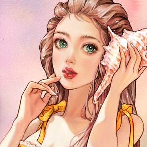 Ciliegio, adesivi per ragazze, illustrazioni acquerello