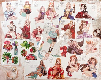 ▶︎import/hwaraさま女の子ステッカーセットHH set Hwara - Etsy
