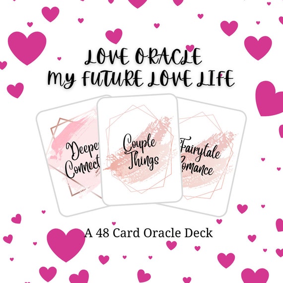 Tarot Deck Love Oracle My Future Love Life Deck Etsy