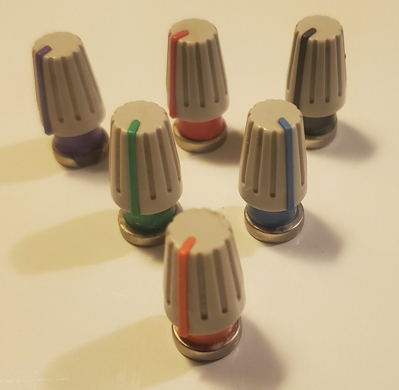 Synth Knob Set of 5 Colors taz Etsy