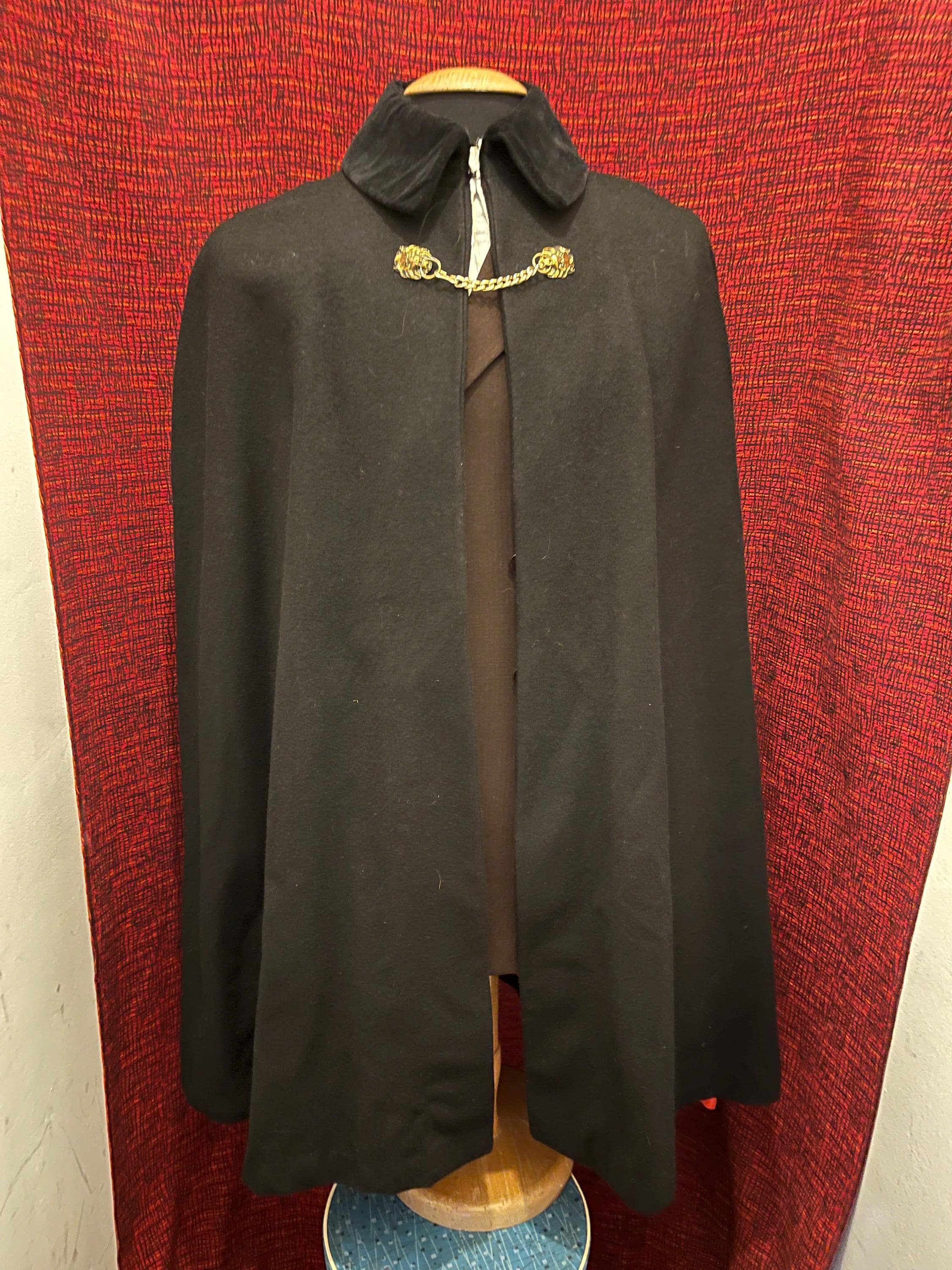 1970s～ euro vintage cape 8-1970s_winter_white_long_cape