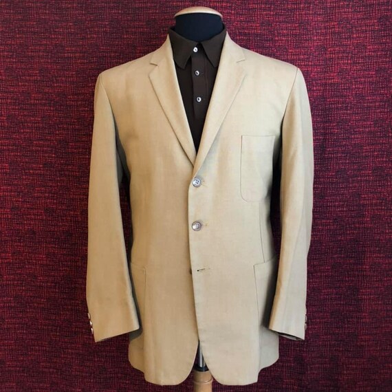 Vintage 1960's Men's Summer Jacket Mod Carnaby Str