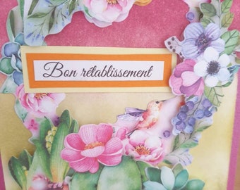Carte De Bon Retablissement Etsy Carte De Bon Retablissement Etsy