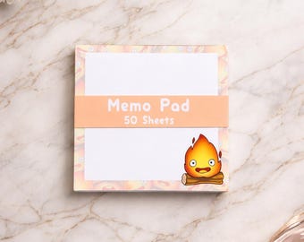 Calcifer Memo Pad: Howl's Moving Castle Tear Away Pad