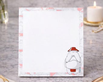 Radish Spirit Memo Pad: Studio Ghibli Inspired Kawaii Notepad
