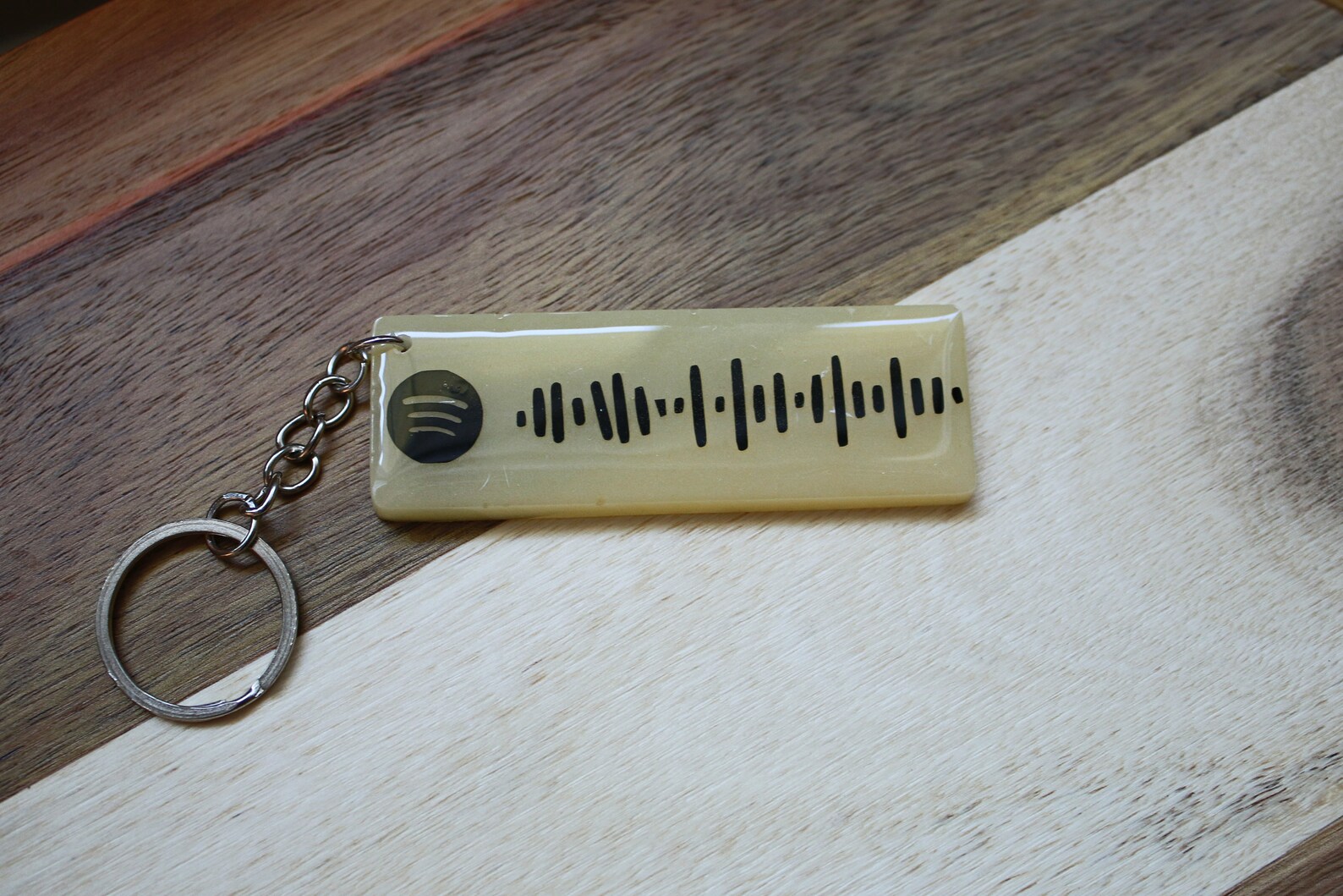 Spotify Code Resin Keychain Etsy