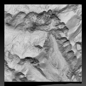 File digitale 3d della stampa 3d di Ogwen Valley / Nant Fracon
