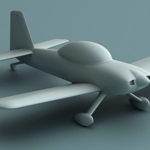 VAN RV8 Home build kit plane 3d model for printing