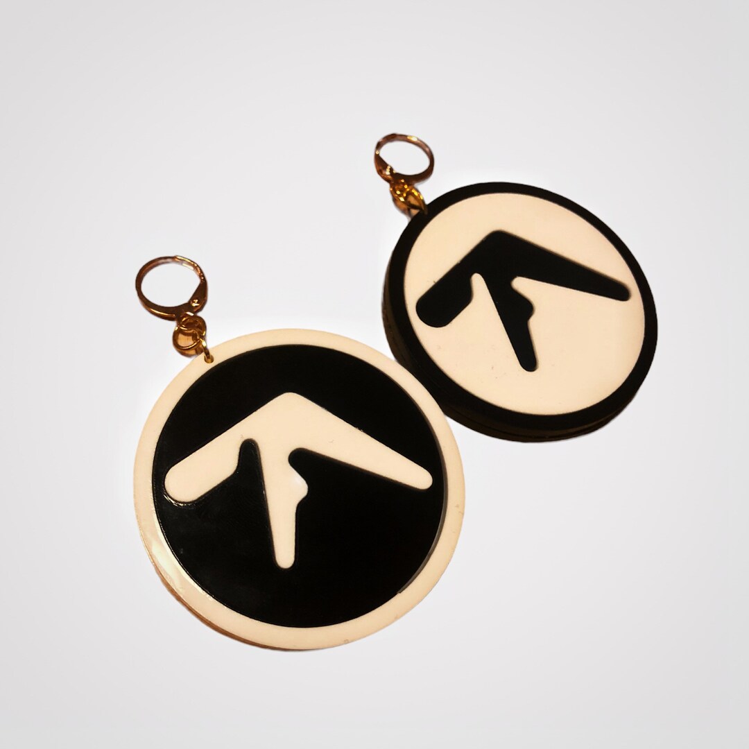 Aphex Twin Earrings Acrylic Cut Music Lover Jewelry Etsy
