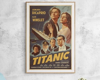 CANVAS TITANIC MOVIE Art print POSTER