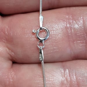 Solid 925 Sterling Silver Snake Necklace, 34-80 cm, Snake Necklace, Snake Necklace, Silver Necklace, Quality Made in Italy image 10