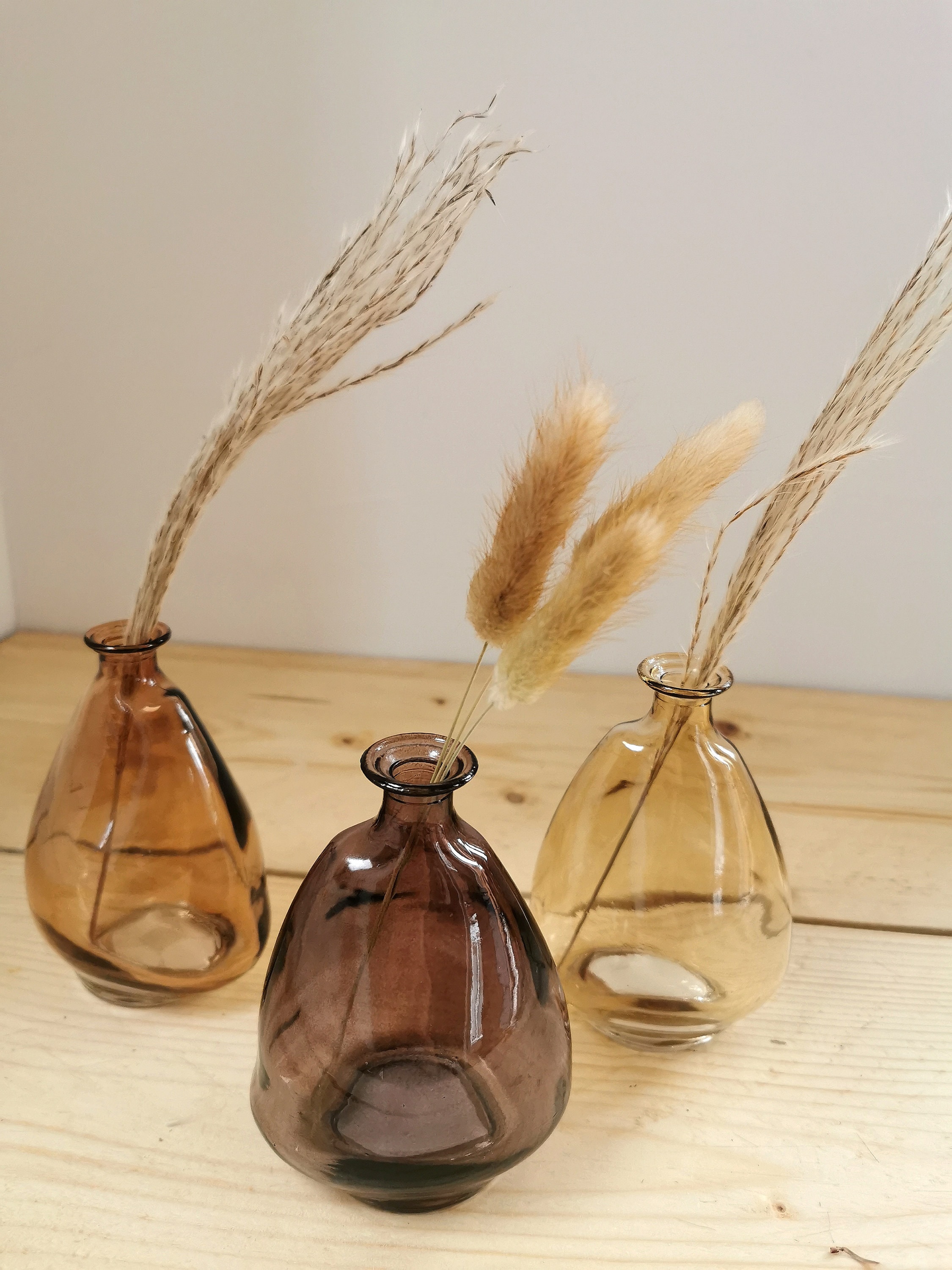 Assorted Bud Glass Vase Coloured Vase Natural Vase Etsy UK
