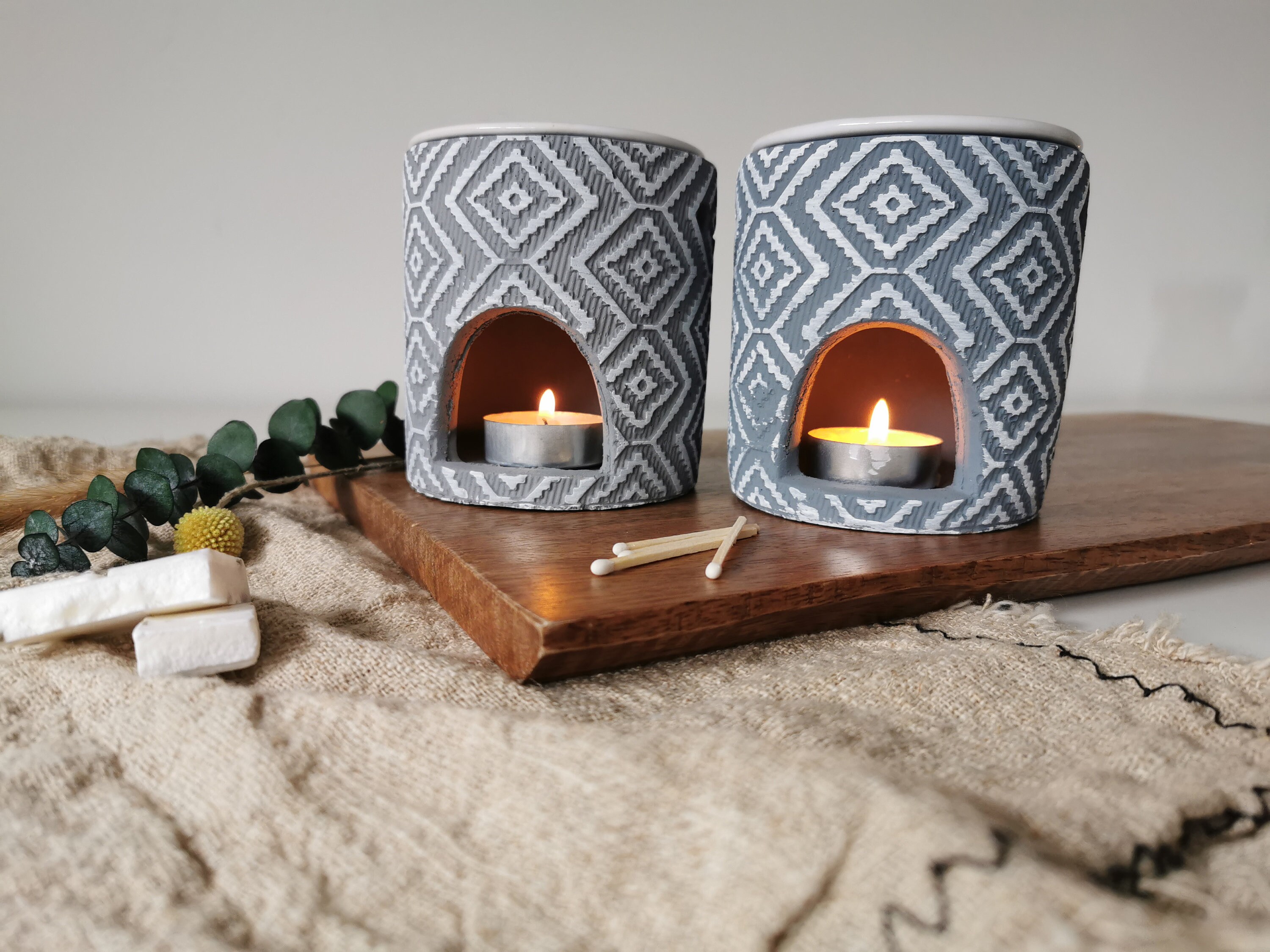 Wax Melt Burner / Ceramic Oil Burner Wax Burner Wax Melter Etsy UK