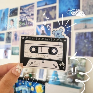 Mono Cassette Aufkleber