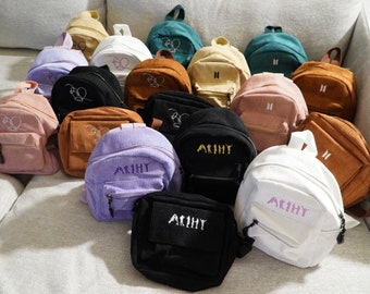 colorful mini backpack