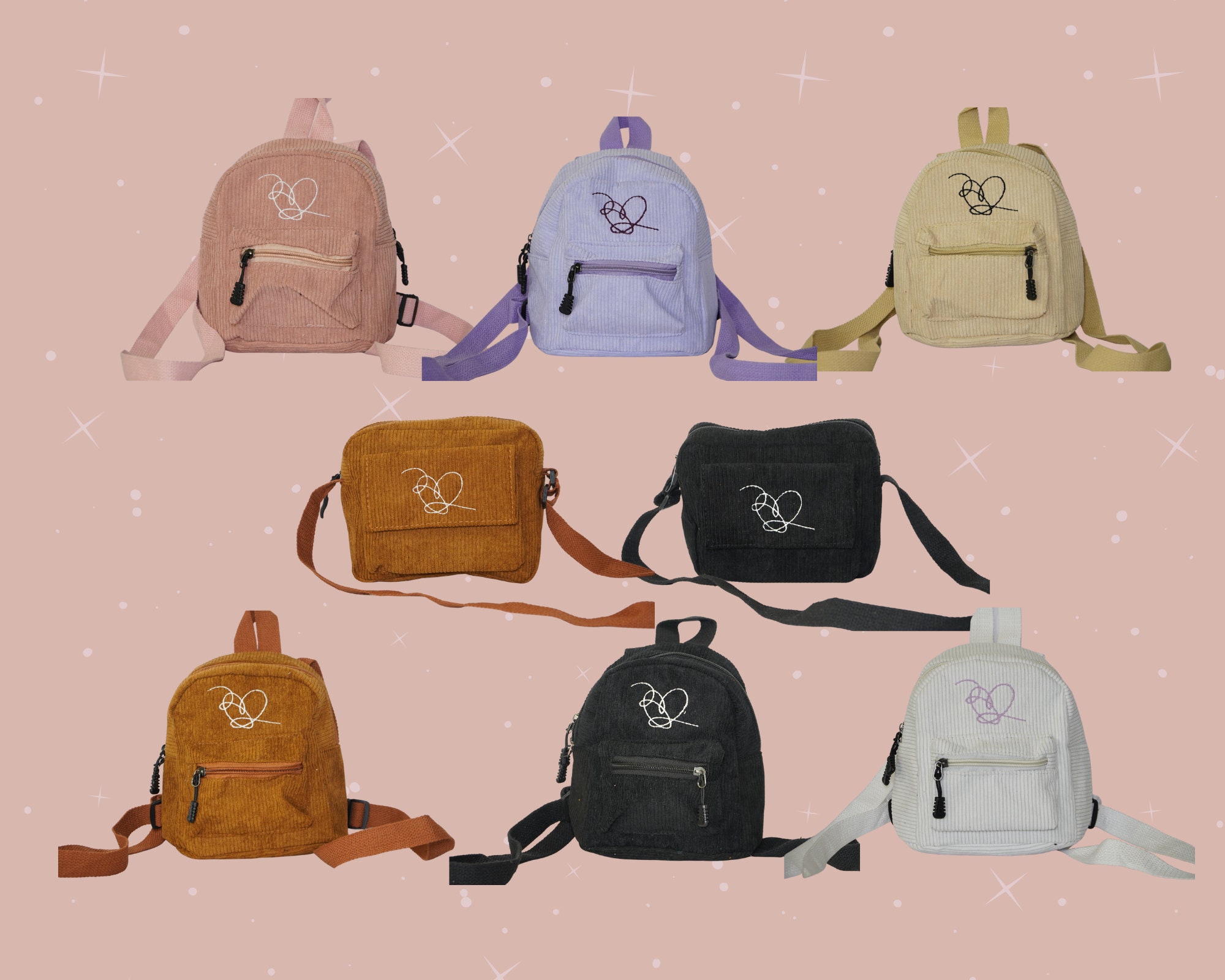 bts mini backpack