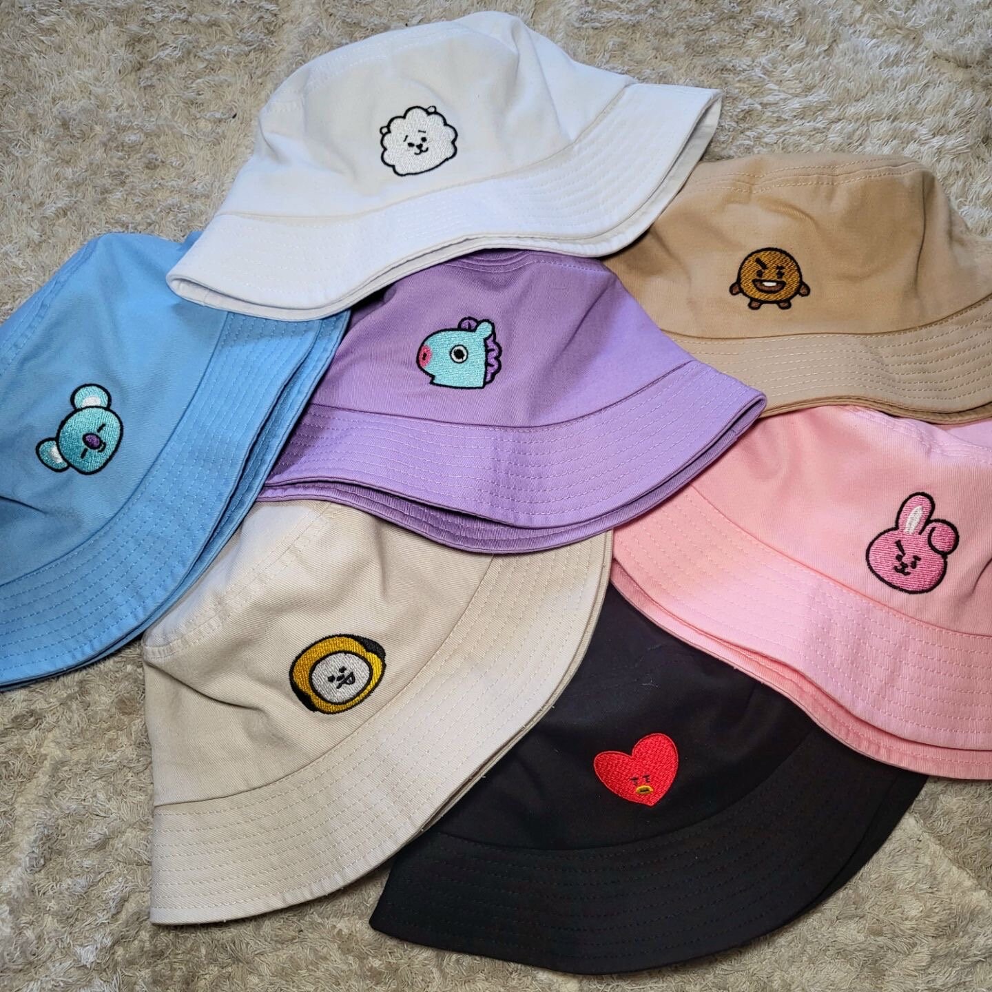Cute Plush Bucket Hat - Etsy