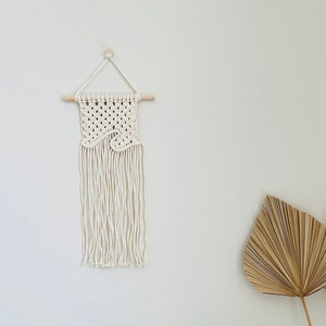 Ocean Wave Macrame Wall Hanging: Coastal Boho Decor