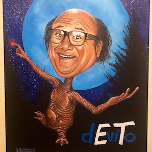 dEviTo Danny Devito E.T. Print