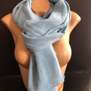 Stole, wool shawl and very pleasant to wear, very soft scarf. Gift idea image 2