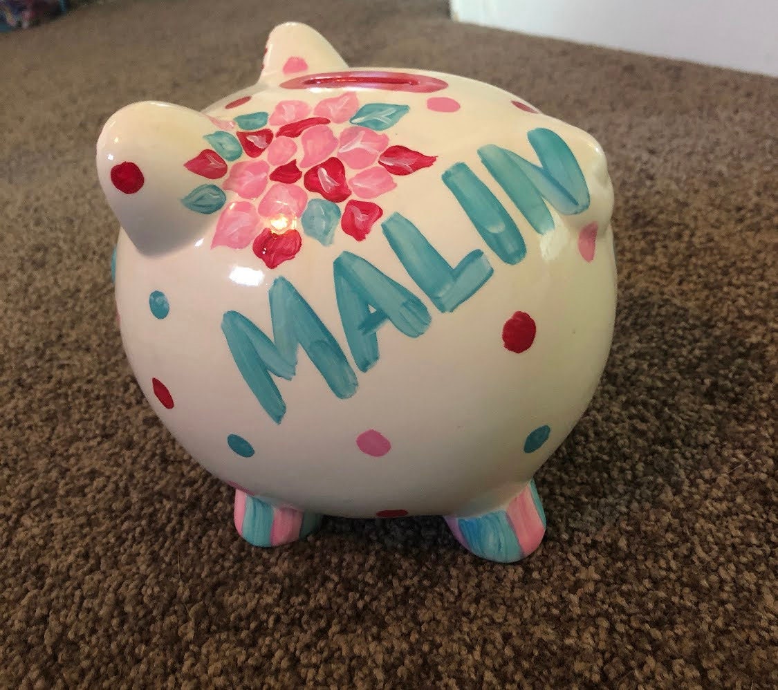 Personalized Piggy Banks Etsy