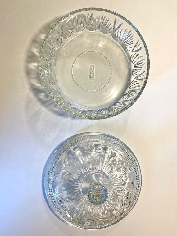 Vintage Avon Glass Candy Dish Bowl & Lid, Crystal… - image 6