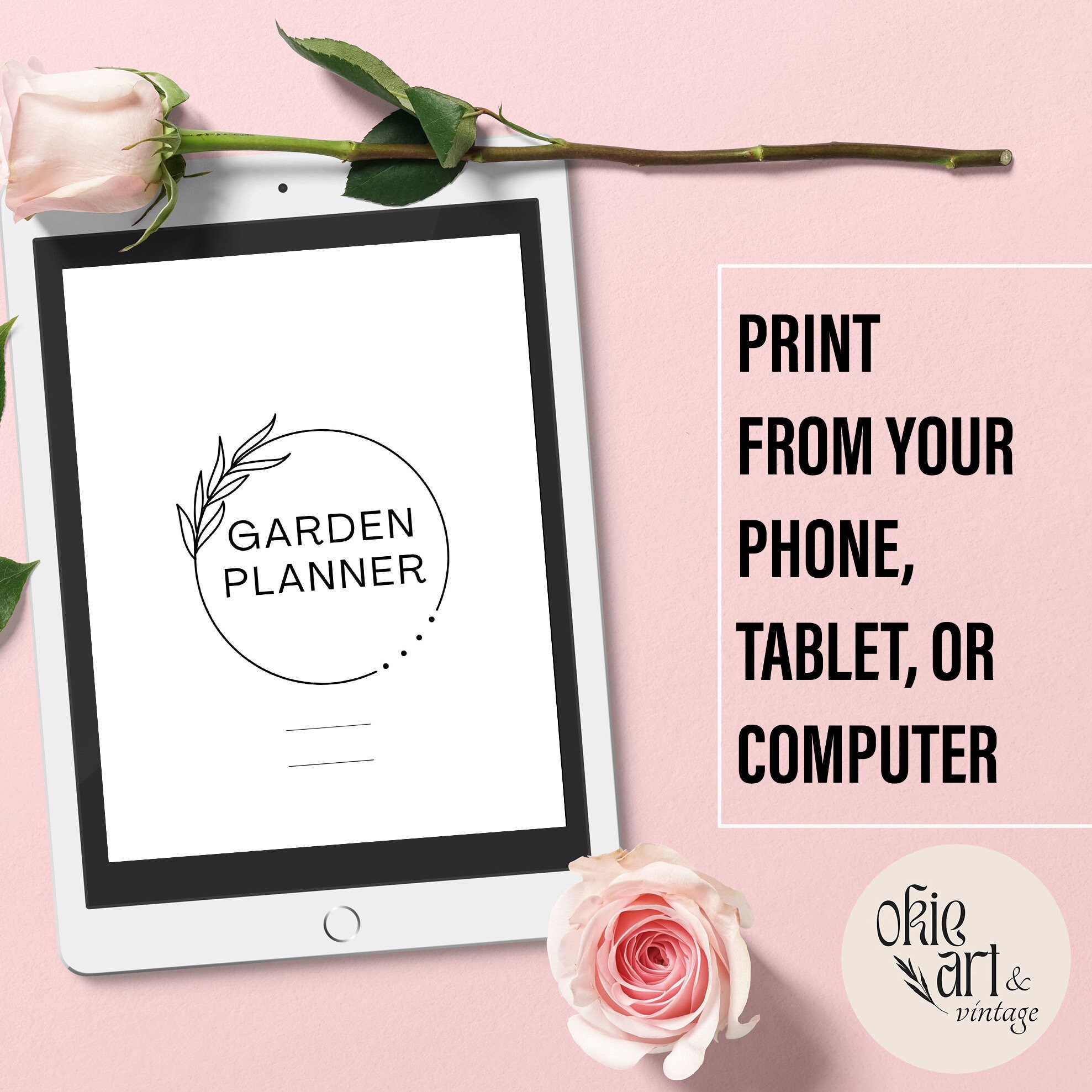 Garden Planner Printable Garden Planting Tracker Print Garden - Etsy