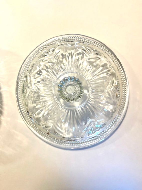 Vintage Avon Glass Candy Dish Bowl & Lid, Crystal… - image 8