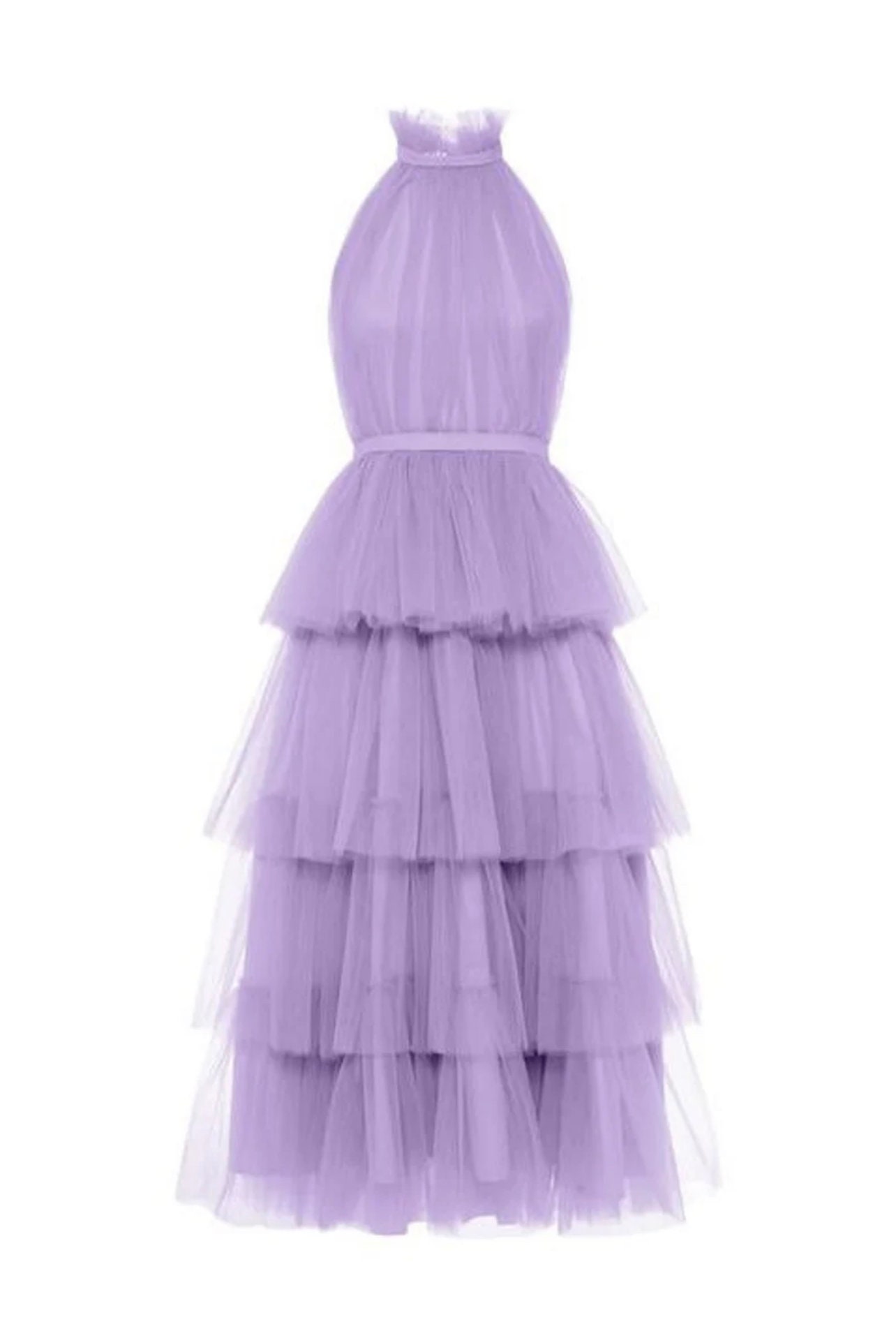 Fully Lined Halter Neck Tulle Gown / Wedding Guest Dress / - Etsy