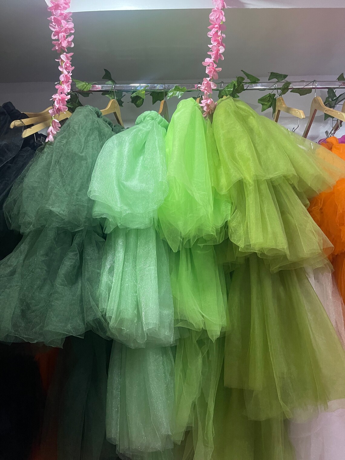 Puffy Tulle Dress Baby Shower Dress Gender Reveal Dress Etsy