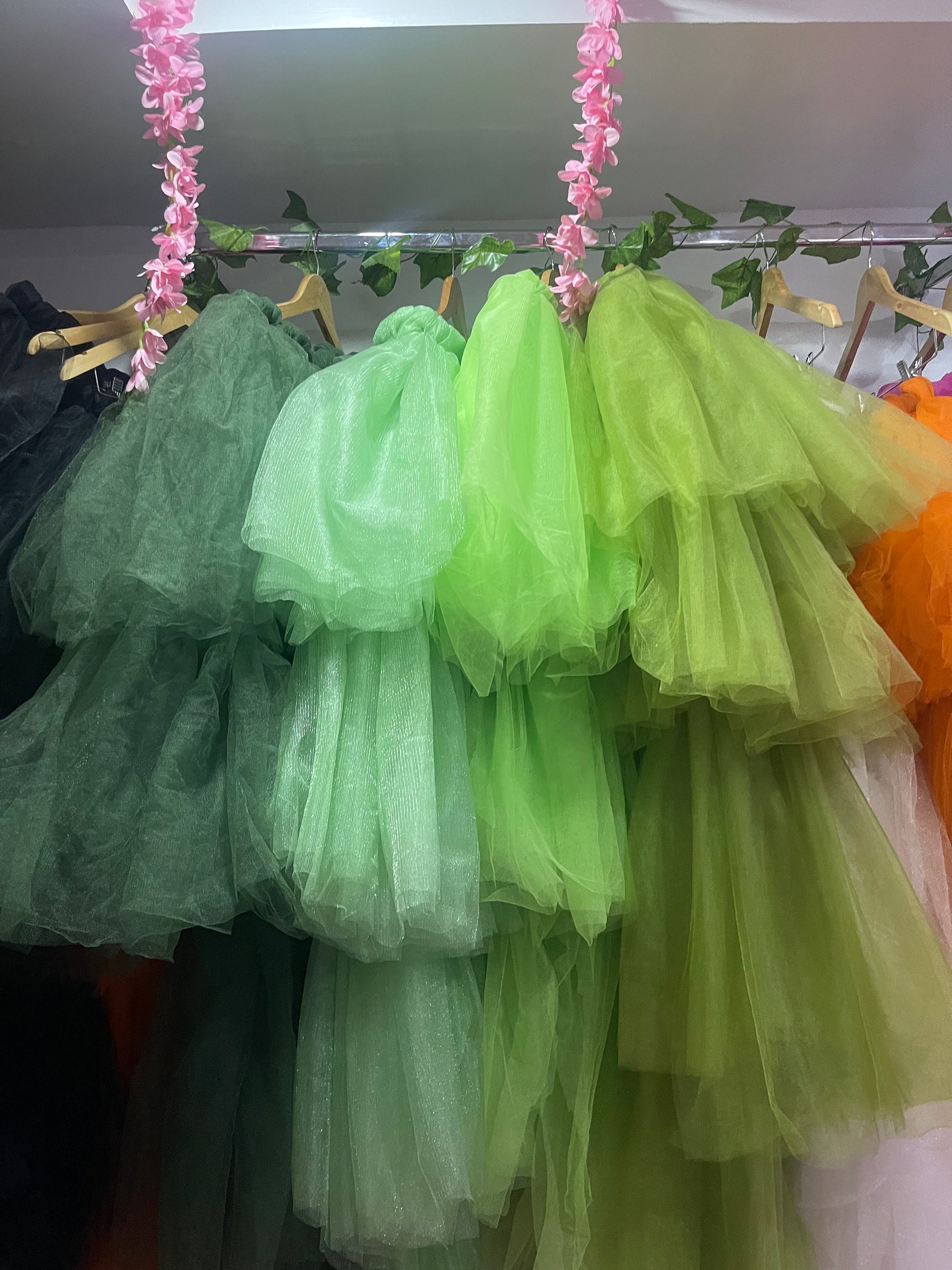 Puffy Tulle Dress Baby Shower Dress Gender Reveal Dress - Etsy