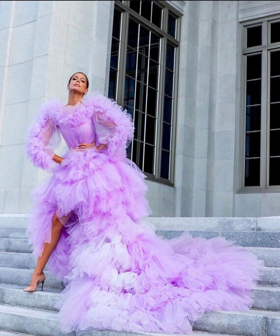 Buy Fluffy Tulle Wedding Dress Online in India - Etsy