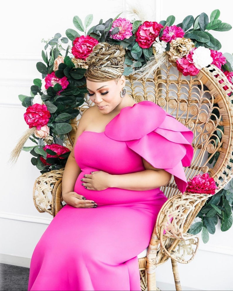 Baby Shower Dress for Photo Shoot Maternity Dress Birthday Etsy