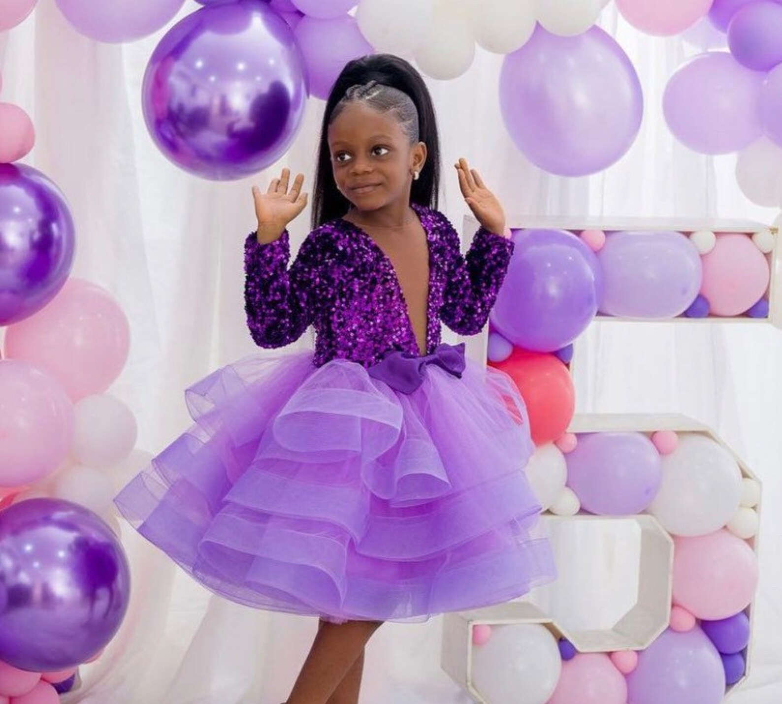 Girl Birthday Dress /cake Smash Outfit / Girl Tutu Dress / Etsy