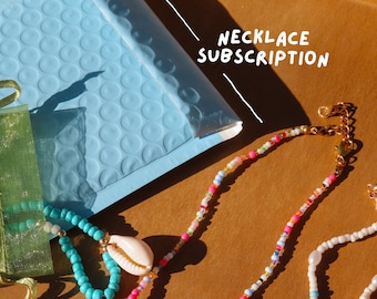 Necklace Subscription | Happy Mail | Necklaces | Jewelry | Gift | Jewelry Subscription | Trendy | Aesthetic | Accessories