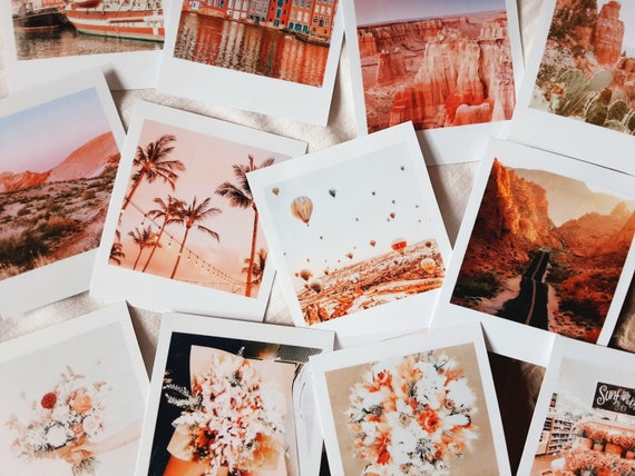 Polaroid Pictures Polaroid Stickers Polaroid Nature Photos Boho Photos  Aesthetic Pen Pal Happy Mail Snail Mail Stickers 