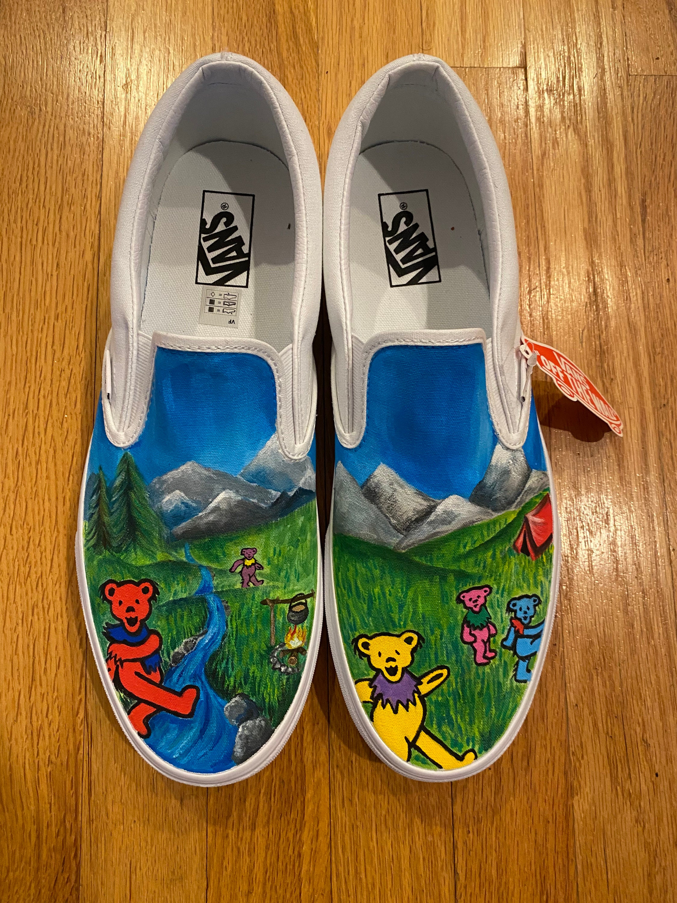 grateful dead custom shoes