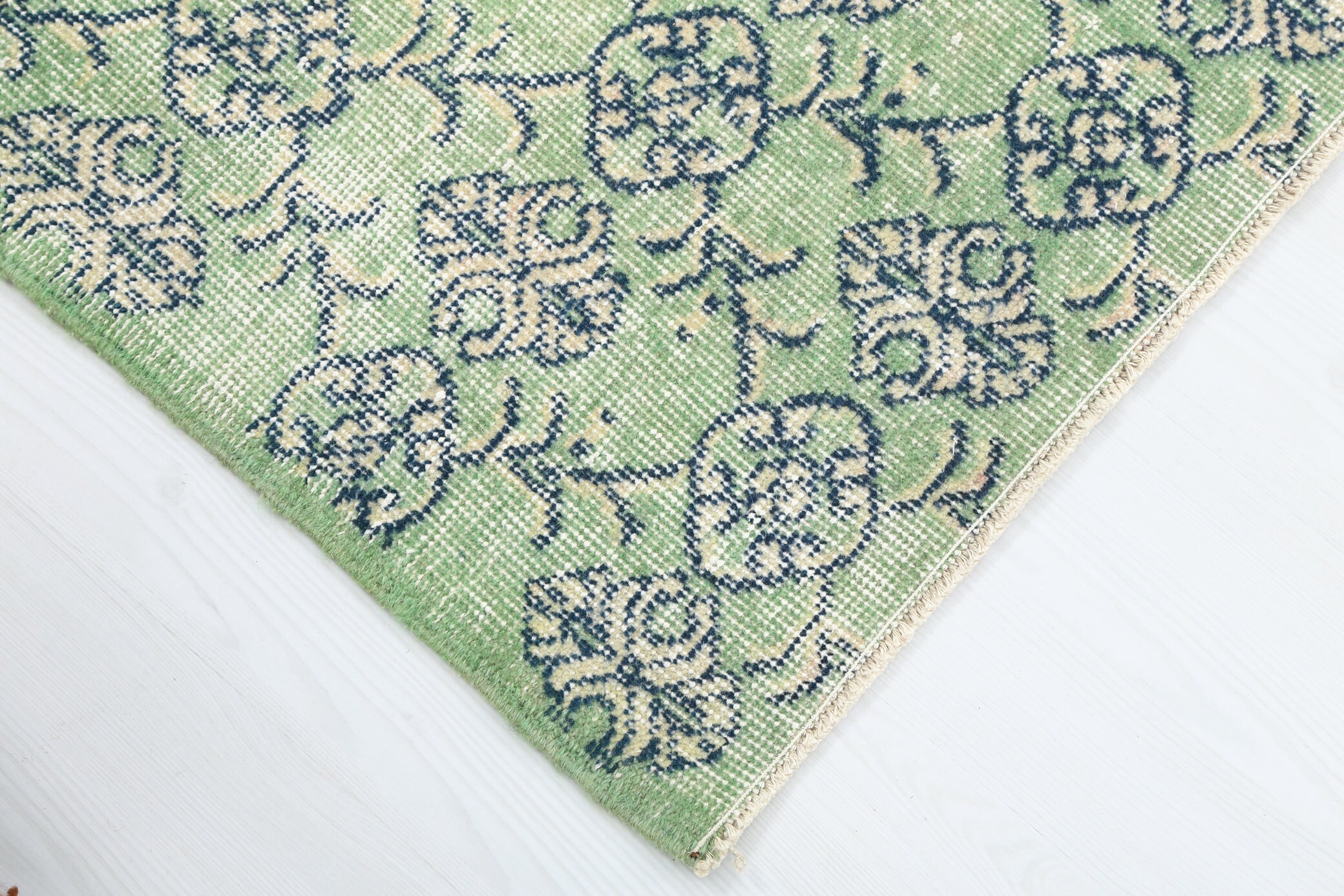 6x8 Rug Green Blue Rug 6x8 Area Rug Handmade Rug 6x8 Etsy