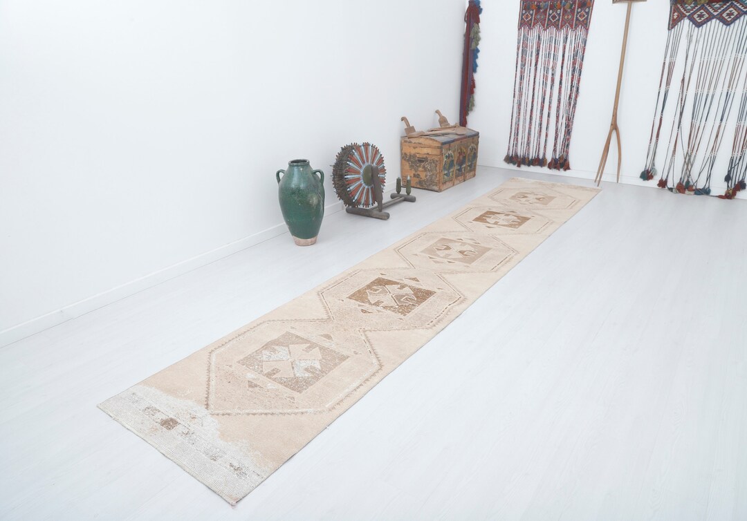 3x16 Runner, Turkish Runner Rug, 3x16 Runner Rug,oushak Runner,vintage ...