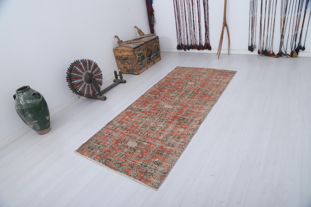 4x8 Vintage Rug, 4x8 Turkish Runner, Turkey Runner, Kitchen Rug, Runner ...