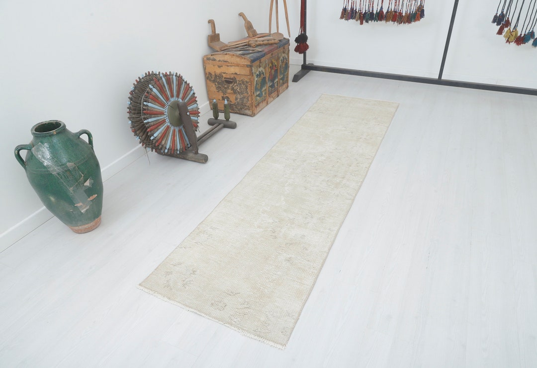 3x9, Natural Runner Rug, Kitchen Rug, Runner 3x9,turkish Runner,vintage ...