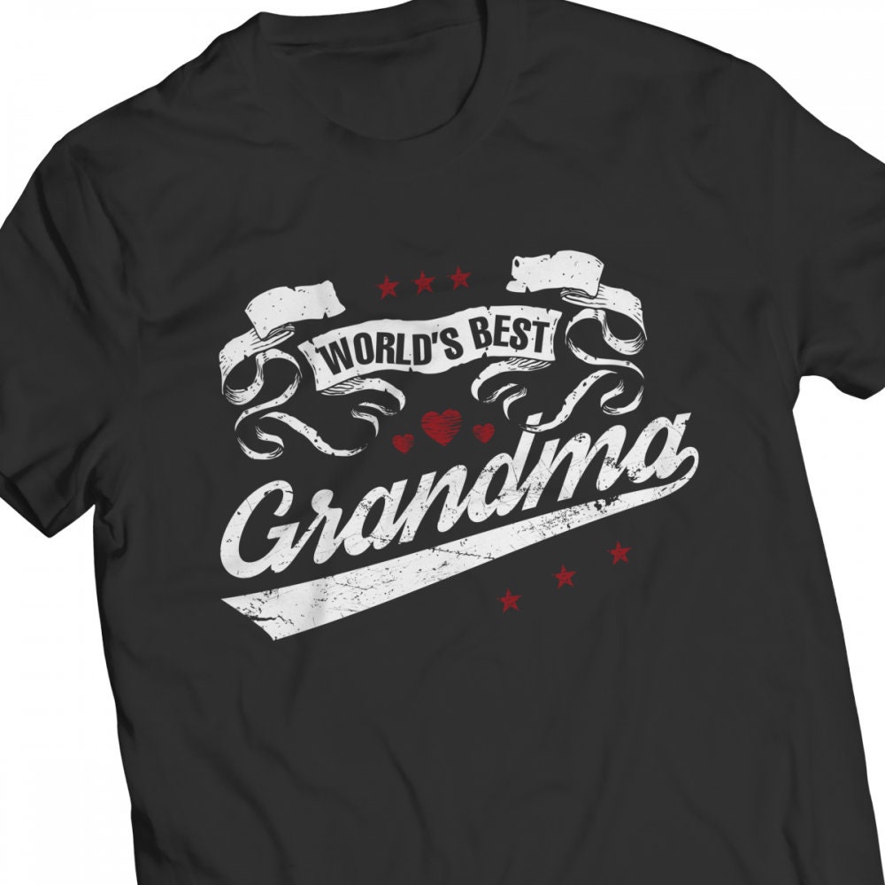 World's Best Grandma novelty tshirt Grandma gift Etsy
