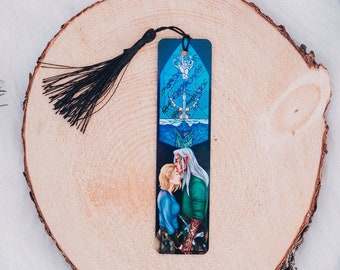 throne of glass bookmark, tog bookmark, rowan and aelin bookmark, book fandom, bookstagram, booktok, metal bookmark, fantasy bookmark, sjm