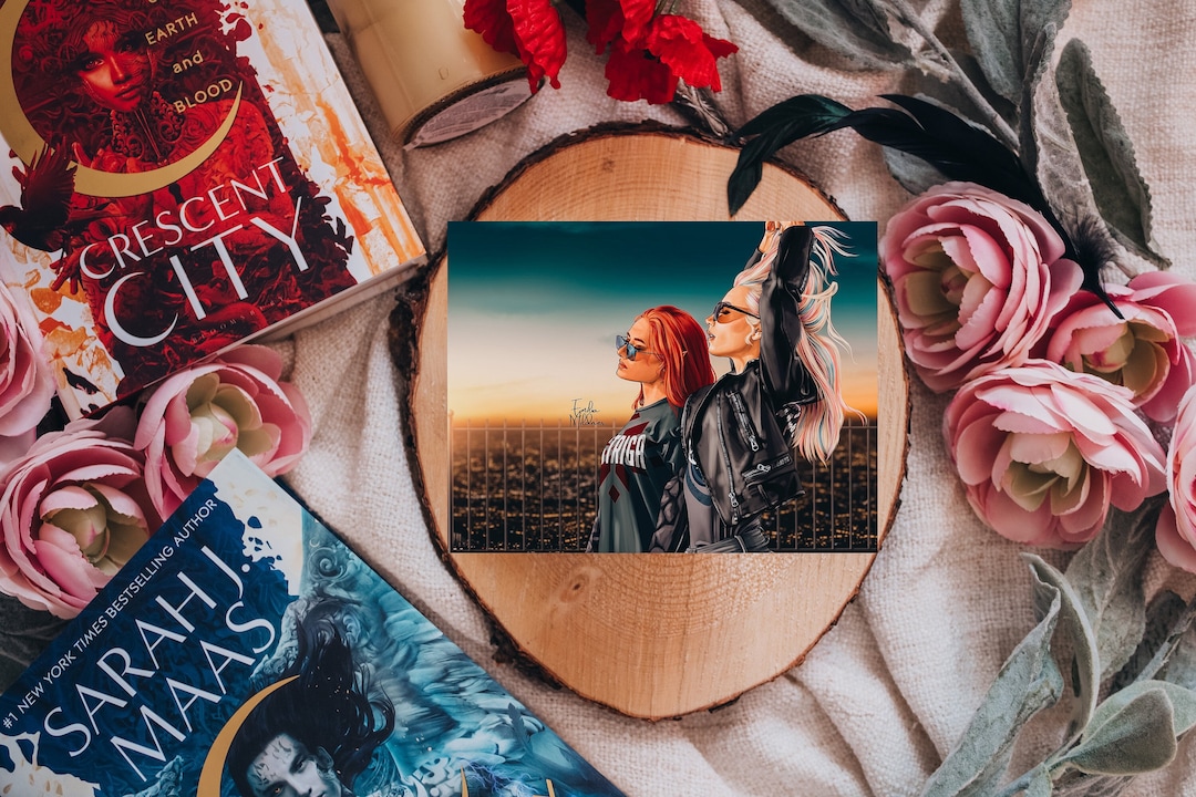 SJM, Sarah J Mass Art, Crescent City, House of Earth and Blood, House of Sky and Breath, Bryce