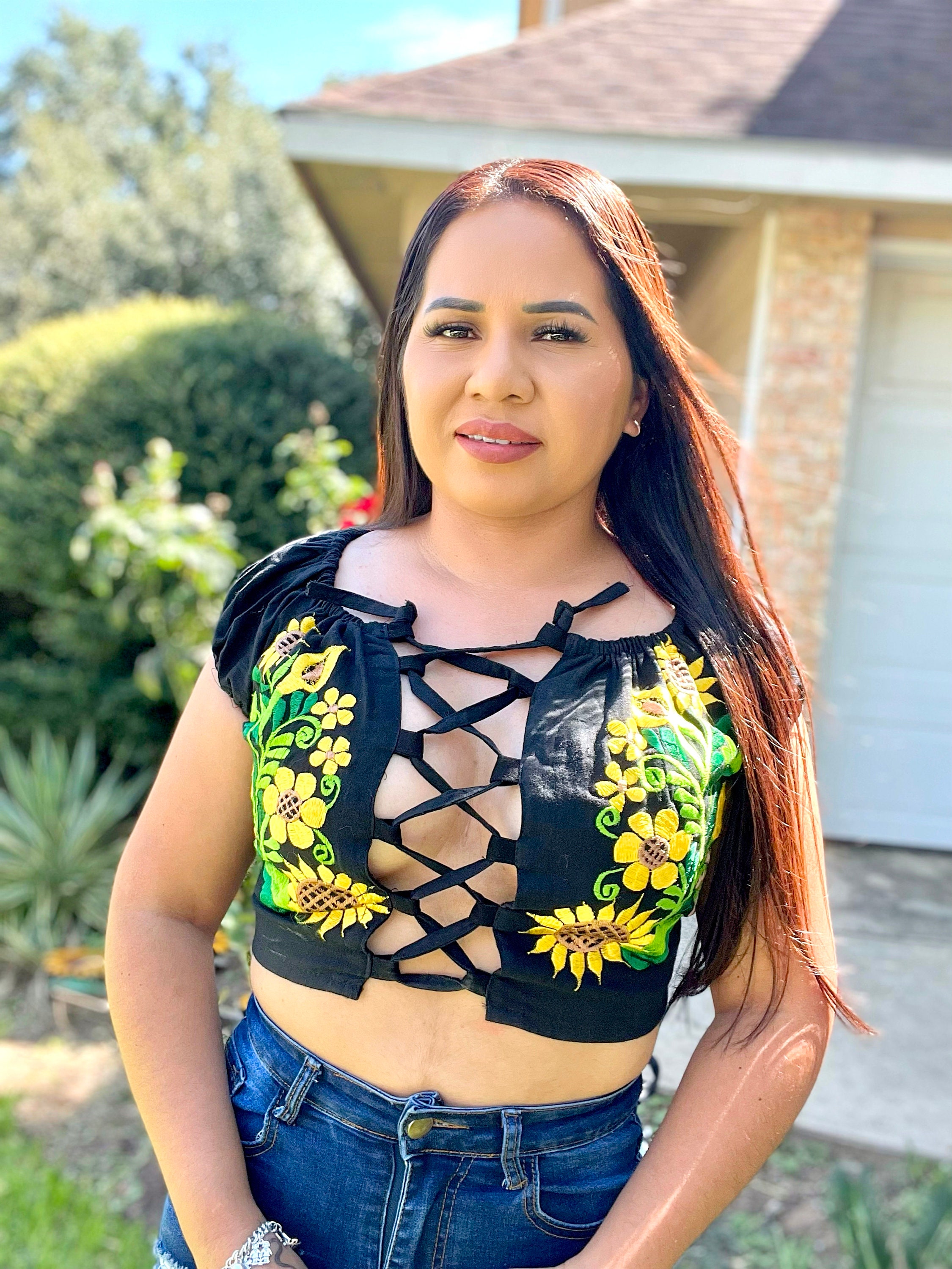 Embroidery Crop Top/ Blusa Bordad Artesanal - Etsy
