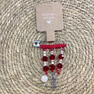 San judas tadeo red pregnacy safety-pin