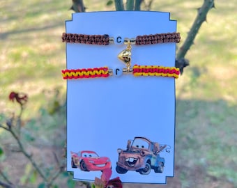 Mcqueen & Mater matching bracelets