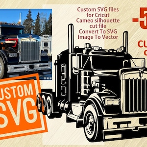 CUSTOM SVG Personalized design, SVG ordering, Portrait Customization - Personal order, Make your own, Commercial tracing and vectorization