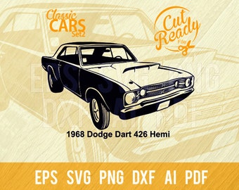 70 Charge Rear End DXF SVG Dwg Jpg Digitals Files for Cnc Cutting ...