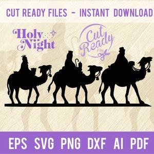 Carovana, cammelli Svg Natale Presepe SVG Presepe Clipart Presepe PNG Natale Svg, Presepe Taglia File Home Decor
